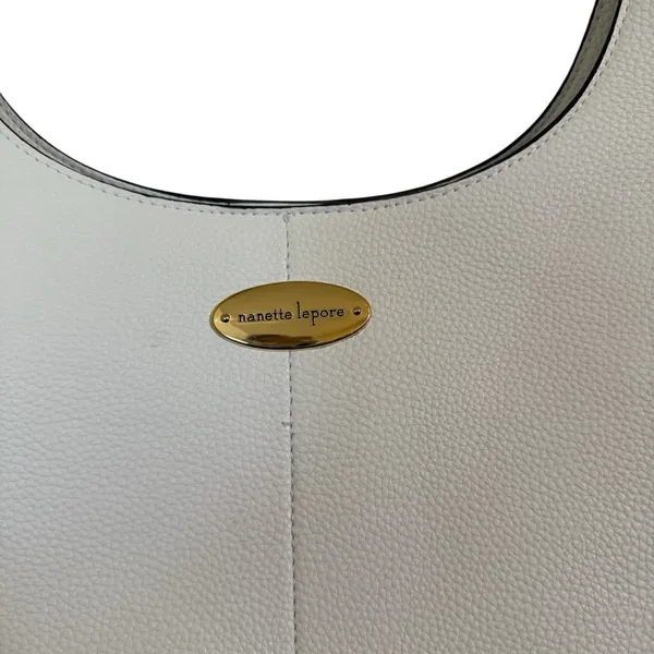 NANETTE LEPORE Jyamie Solid Vegan Leather Shoulder Bag - Image 3