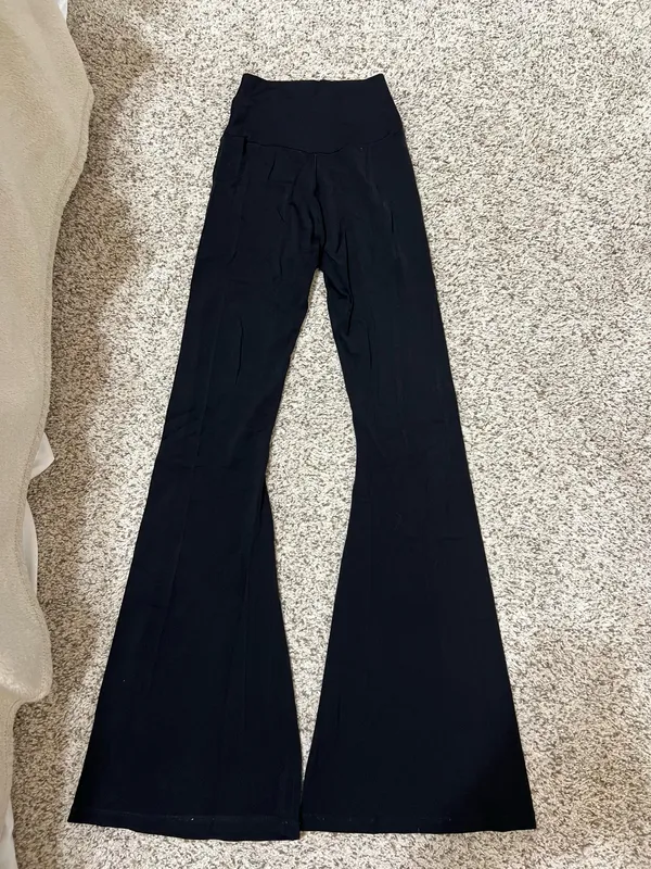 Aerie High rise crossover flare leggings black - Image 2