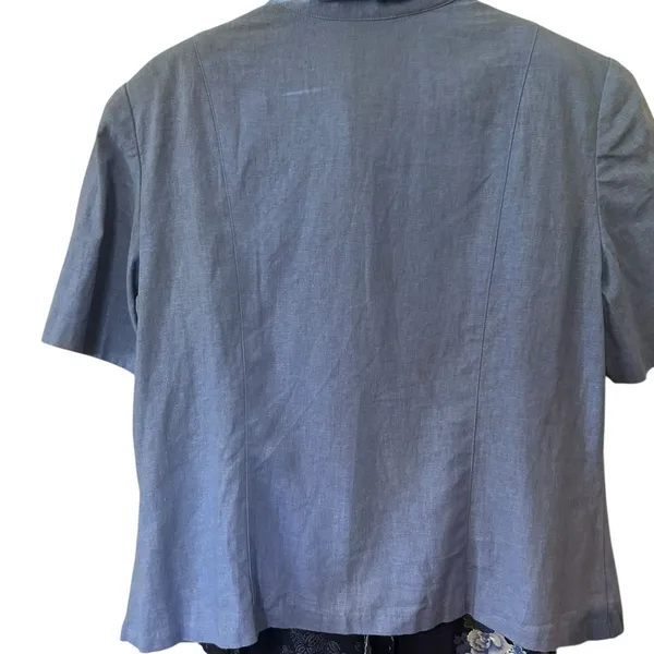 Vtg R&K Originals 80'S Dress W/ Tunic Linen Blend Set/2 Boho SZ 14 Boho Y2K - Image 9