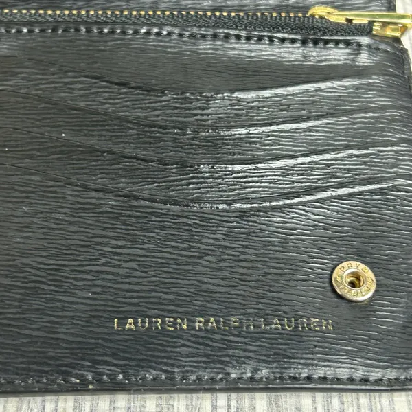 LAUREN RALPH LAUREN Slim black Credit Card Wallet - Image 12