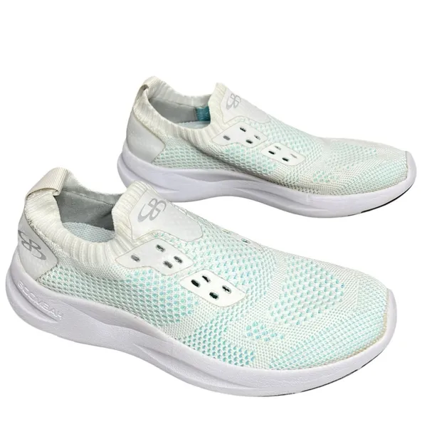 Boombah Sneakers Womens 6 White Mesh Knit Running Walking Athletic Casual‎ Shoes - Image 4