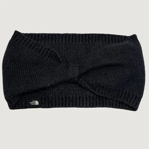 The North Face Black Knit Twist Front Ear Warmer Headband Winter Accessory - Image 3