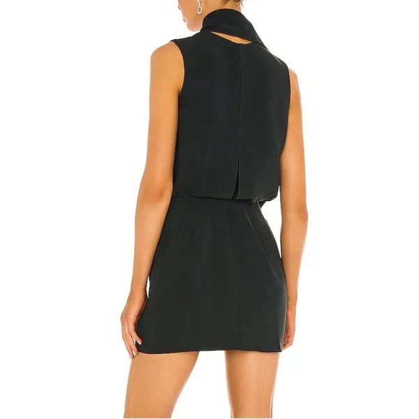 Amanda Uprichard Philippe Mini Dress Eastern Green‎ Size M Revolve Sleeveless - Image 4