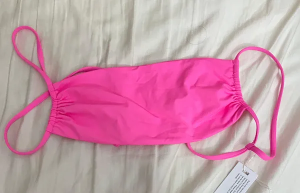 Frankie's Bikinis kailyn pink bikini top - Image 3
