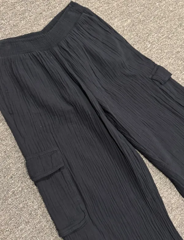 Aerie black wide leg pants - Image 4