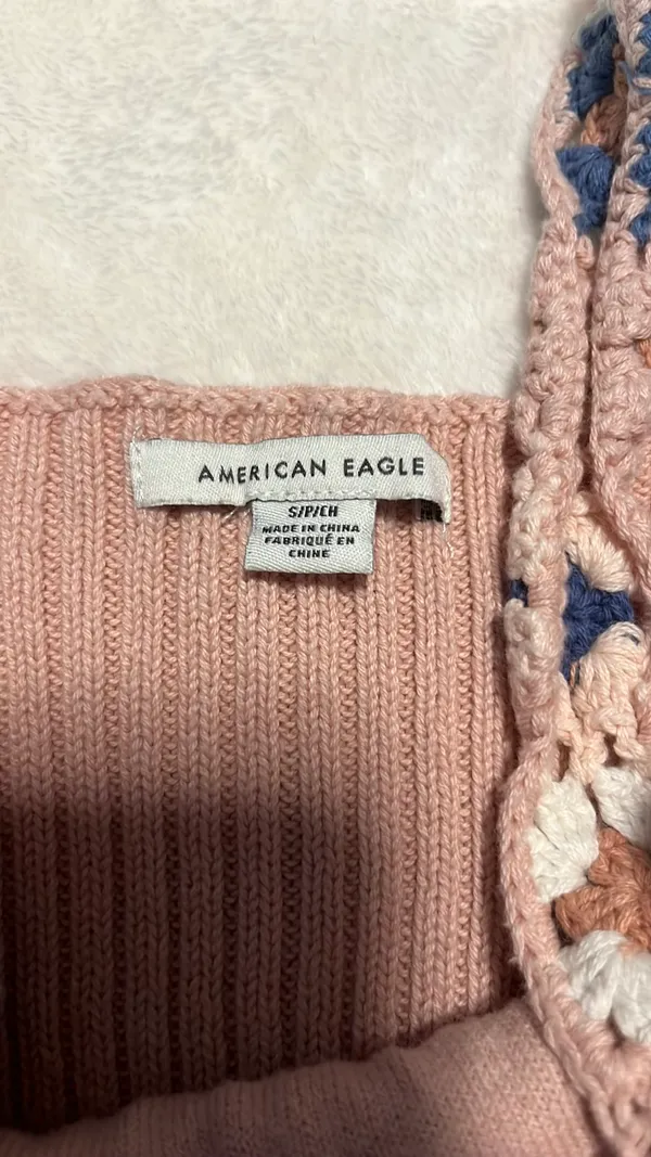 American Eagle Crochet Tank Top - Image 2