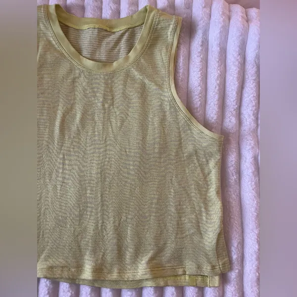 Lululemon Yellow Tank Top - Image 2