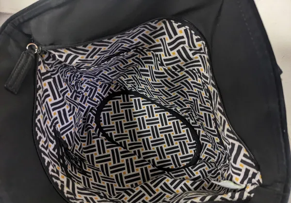 Black quilted tote shoulder bag Vera Bradley - Image 4