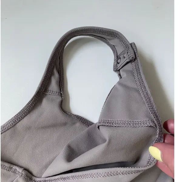 Abercrombie & Fitch Soft A&F Collection Tie‎ Front O-Ring Bodysuit Taupe XS - Image 8