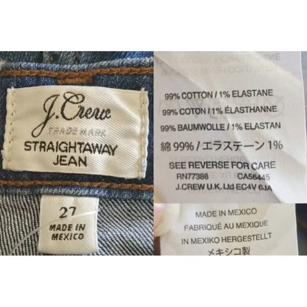 ✨2xHP✨J. CREW• Straightaway Jean✨ - Image 4