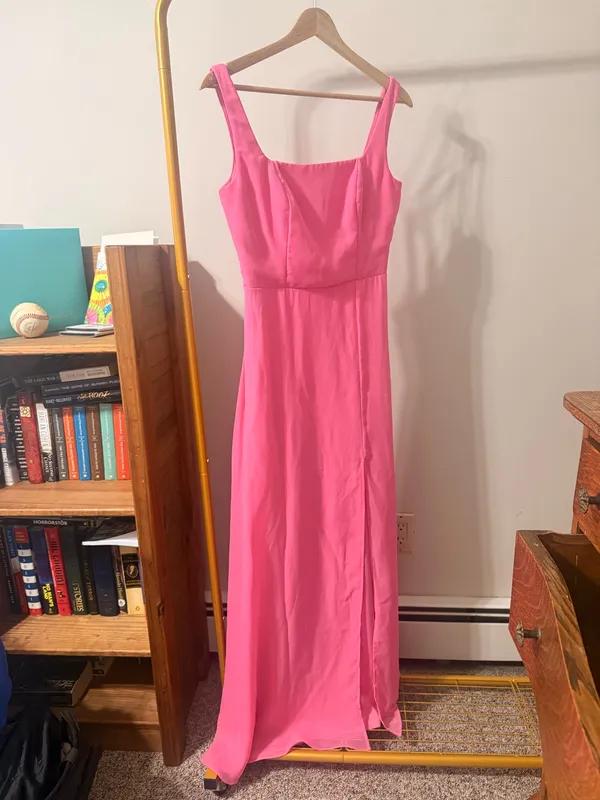 Pink Bridesmaid Dress Birdy Grey - Image 3