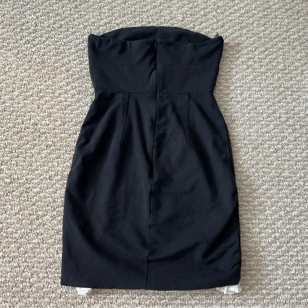 Zara Black and White Cocktail Dress - Image 9