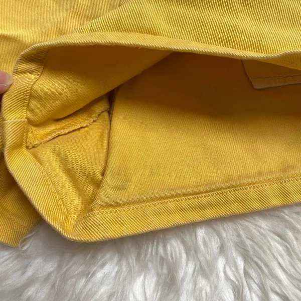 Ralph Lauren Yellow Shorts Y2k Cottagecore Boho Summer Grunge Alt Basic - Image 5