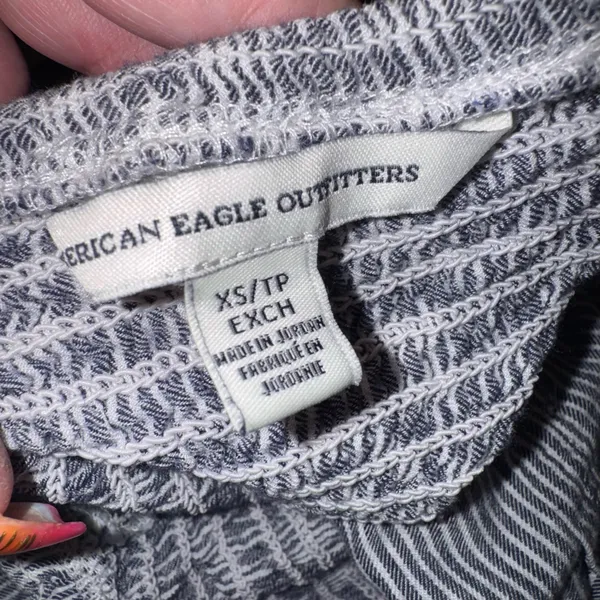 American Eagle Striped smocked tie strap dress - Image 6