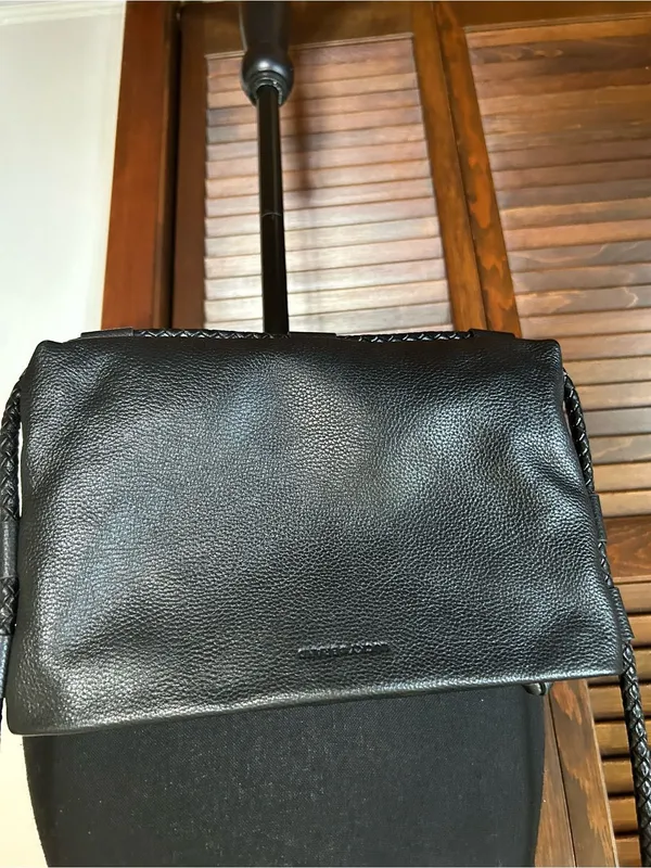 Lucky Brand Zila Leather Crossbody Bag with Braided Strap - Image 6