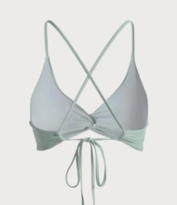 BERLOOK The Twist Backless Bikini Top ONLY 67 Blue Size L - Image 4