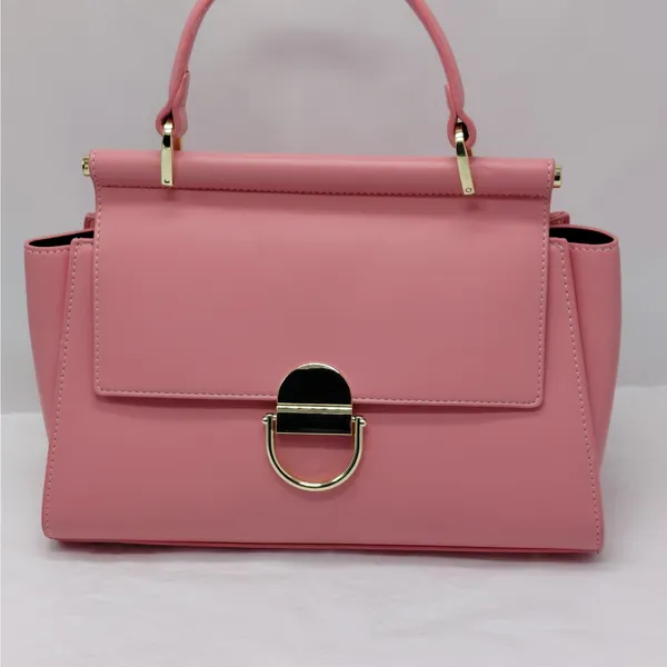 Womens Satchel Handbag Pink Quiet Luxury Coquette Office Chic Wedding Party - Image 4