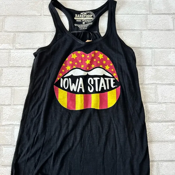 Iowa State Tank Top Black - Image 2