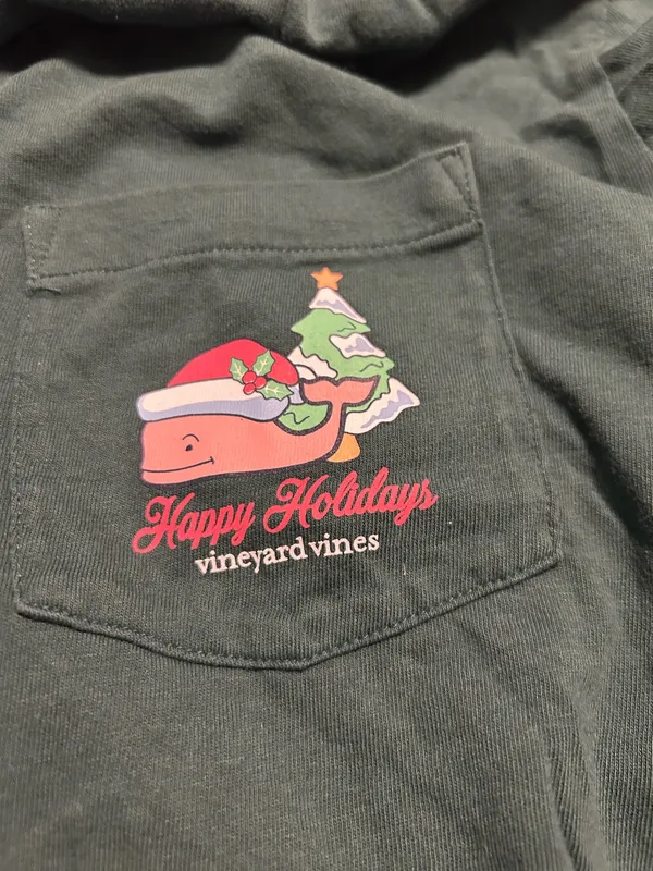 Vineyard Vines Long Sleeve T-Shirt Christmas - Image 4