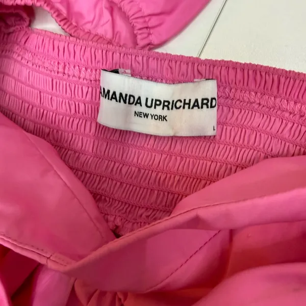 Amanda Uprichard Fuchsia Mini "babydoll" Summer Dress size L - Image 6