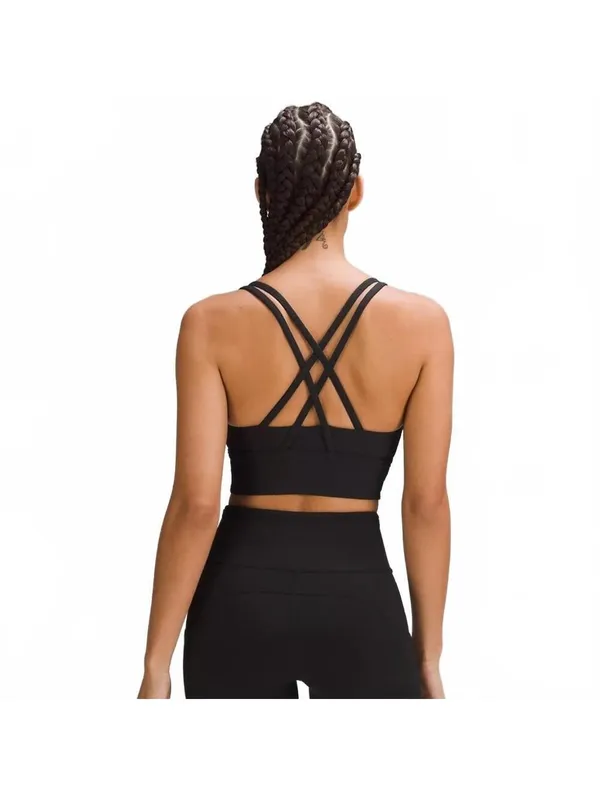 Lululemon Energy Longline Ribbed Bra Medium Support B–D Cups Women's Size 6 - Image 5