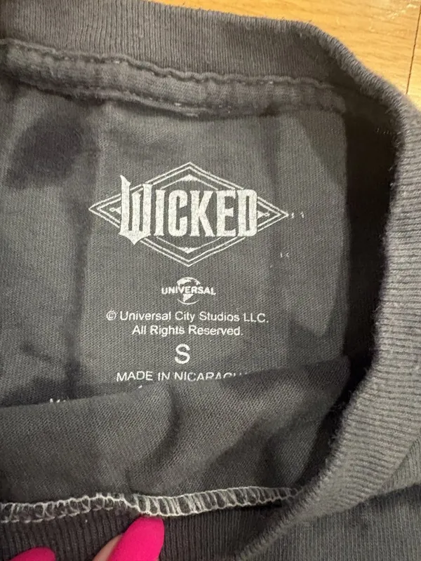 Wicked Size Small (S) Wicked Graphic Tee with Tie Dye Pattern - Image 2
