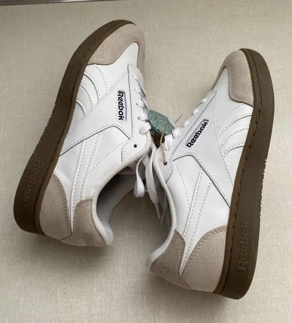 Reebok Forte Lounger Women's Sneakers 8.5 NEW White Beige - Image 14