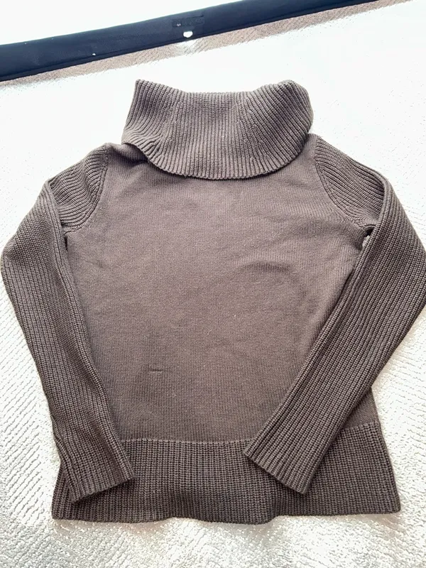 Ralph Lauren Women’s Lauren Cowl Neck Long Sleeve Sweater, Knit Size M - Image 6