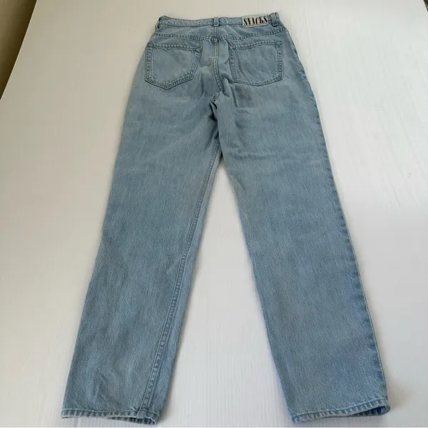 MOTHER Snacks High Waisted Twizzy Skimp Jeans Just a Nibble, 28 - Image 3