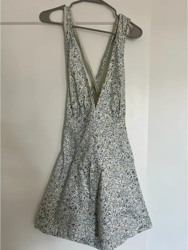 Free People Floral Tie Back Dress - Image 2