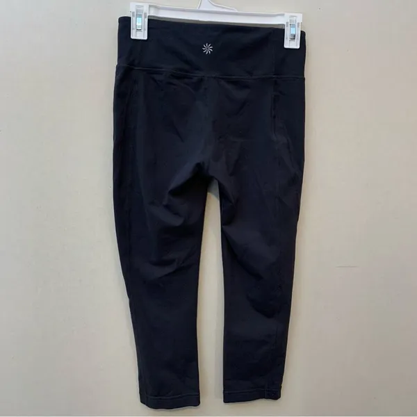 Athleta Blue Revelation Capri Leggings Cropped 921636 Womens Size Small - Image 6
