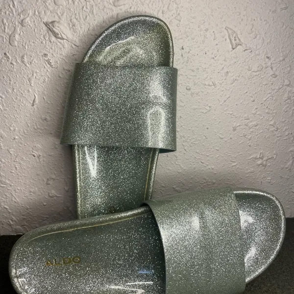 Aldo Metallic Glitter Women's Sandals - Image 3