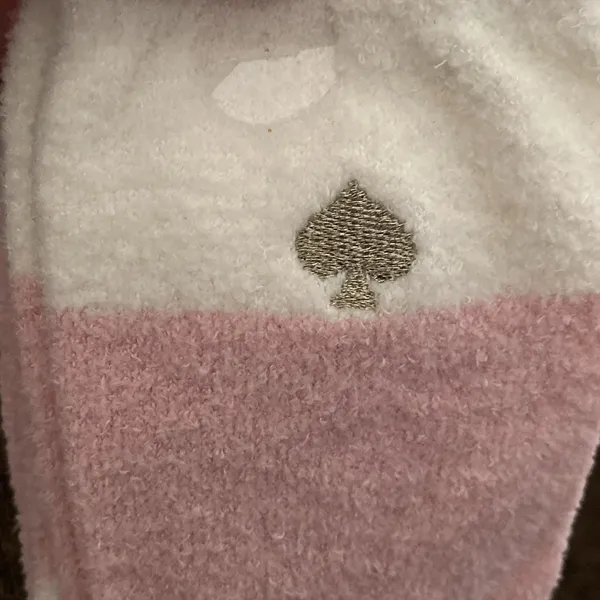 Kate Spade‎ 2 Pair Home Socks 43KK474067TA-Pink Crew Shoe Size 4-10 - Image 4