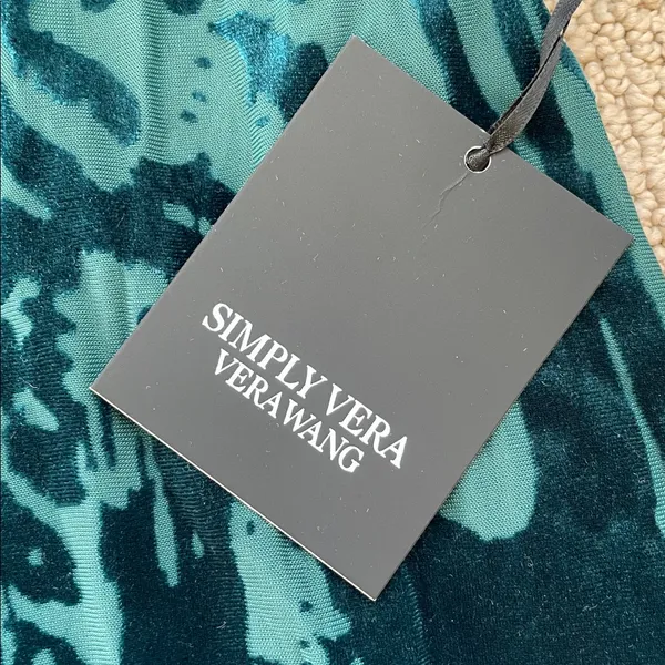 Simply Vera Vera Wang Teal Long Sleeve Top - Image 6