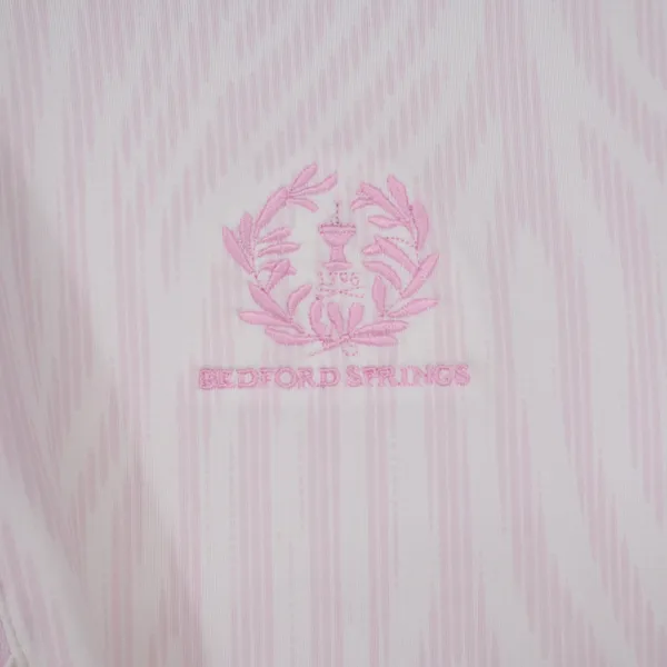 Adidas Pullover Womens L Quarter Zip Pink White Zebra Print Golf Excellent - Image 2