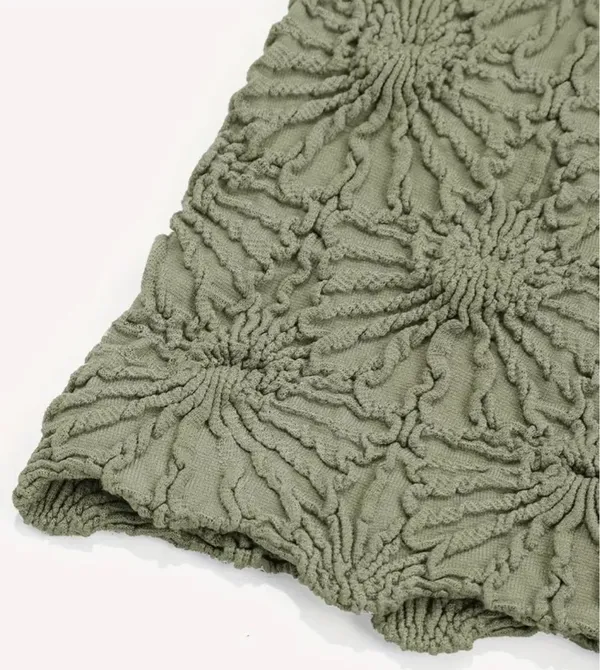 Cami Tank Top With Jacquard Floral - Image 8