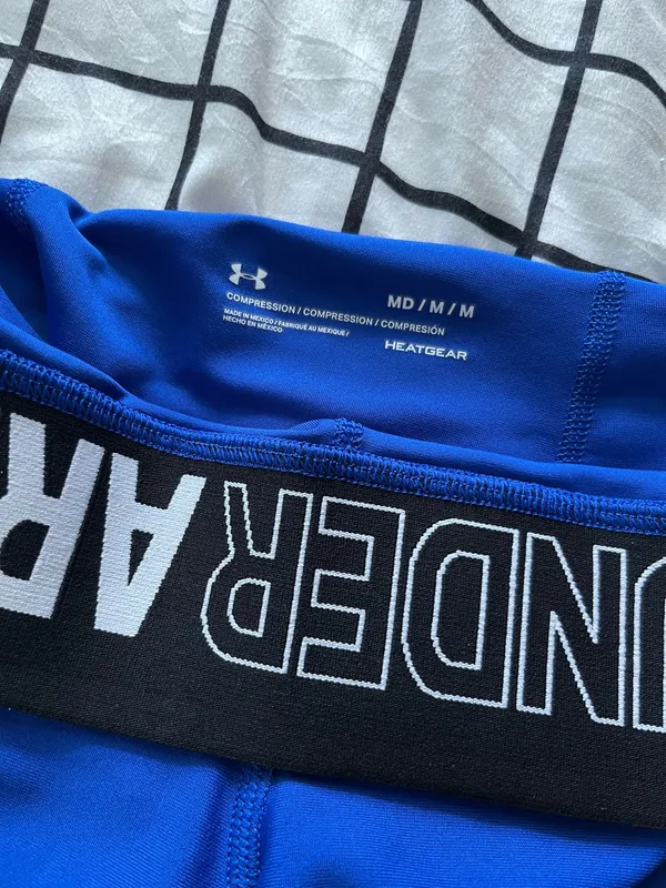 Under Armour royal blue spandex shorts - Image 3