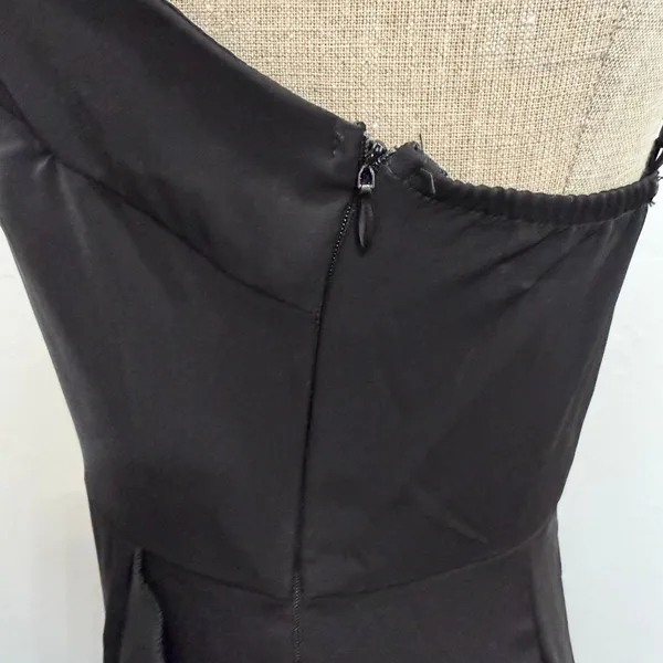 SheIn Elegant Evening 6 Maxi Dress High Low Ruffle Hem Whimsigoth Black Fairy Grunge - Image 7