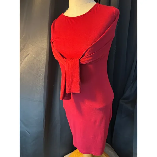 Lulus Red Long Sleeve Bodycon Mini Dress D11947HRL Size Small - Image 6