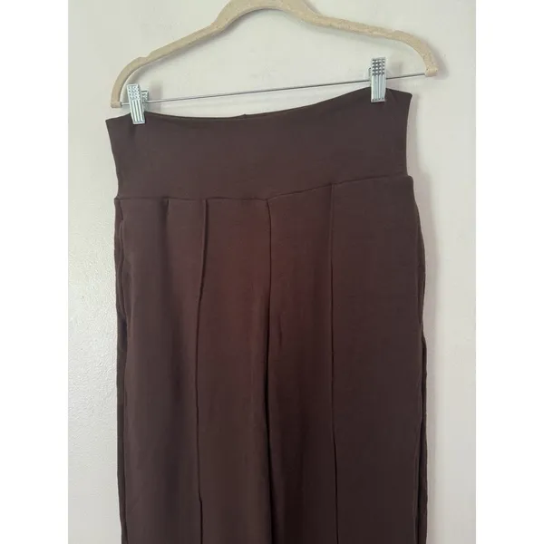 NWT OGL MaxWarm Tummy Warmer Pin Tuck Pull On Pants Size Medium Espresso Brown - Image 4