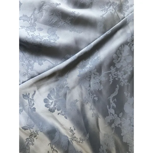 Park & Fifth NWT Dalton Dress XL Light Blue Floral Jacquard Tie Strap Midi - Image 6