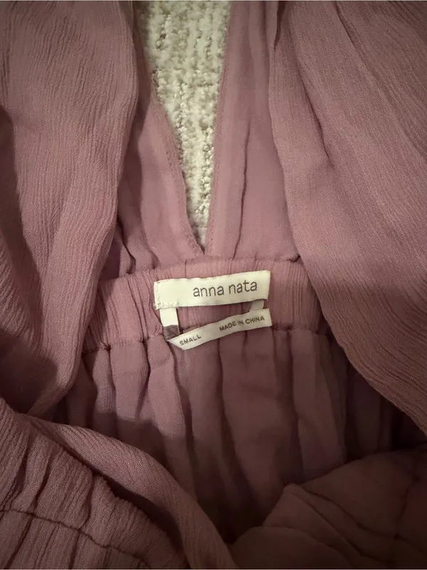 REVOLVE Anna Nata Blush Pink Plunge V-Neck Mini Dress - Image 5
