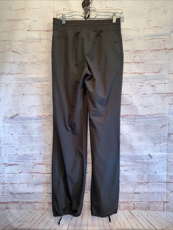 REI women’s S pull on Dark Gray Drawstring Jogger Pants pockets toggle - Image 6
