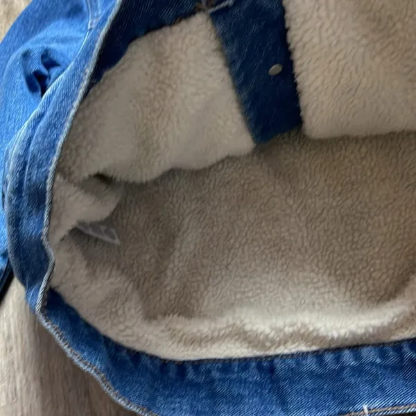 PacSun Sherpa Lined Jean Jacket Size XS - Image 7