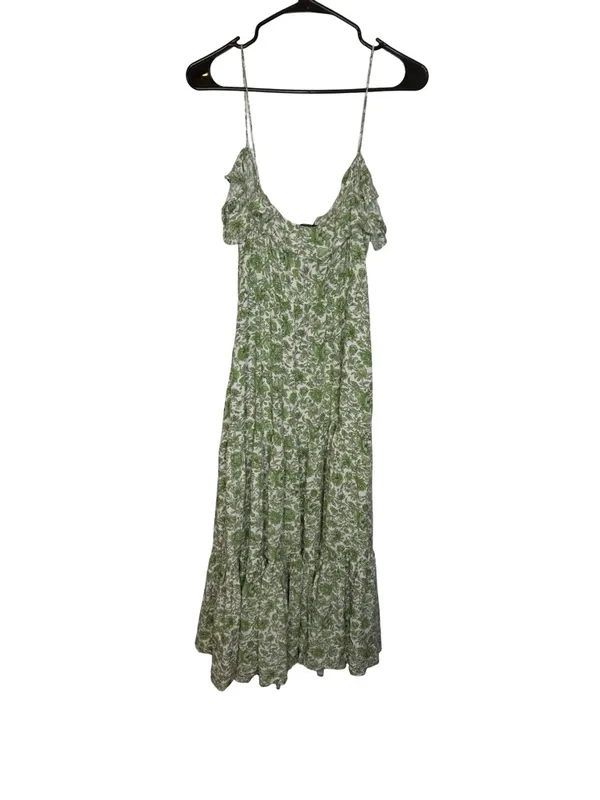 ✨J.Crew Floral Tiered Midi Dress Size S✨‎ - Image 6