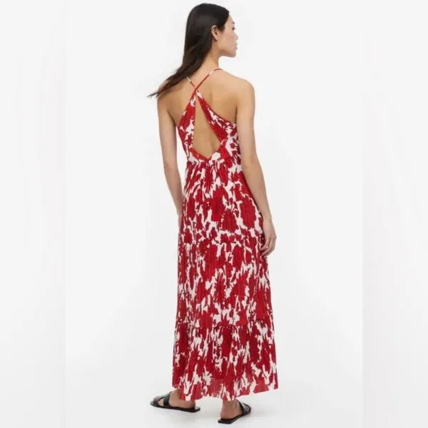 H&M Pleated Maxi Dress - Image 3