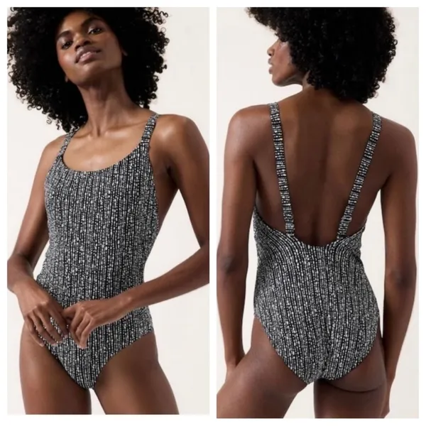 NEW Athleta Hermosa Printed One Piece Swimsuit - Size M - Image 2