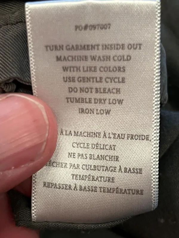 BLANKNYC Jacket Womens XS Green Twill Asymmetrical Zip Moto Biker Lined Utility - Image 12