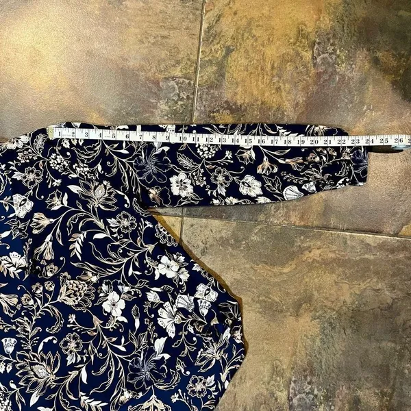 Lush Women’s Small Floral Blouse with Chocker - Image 5