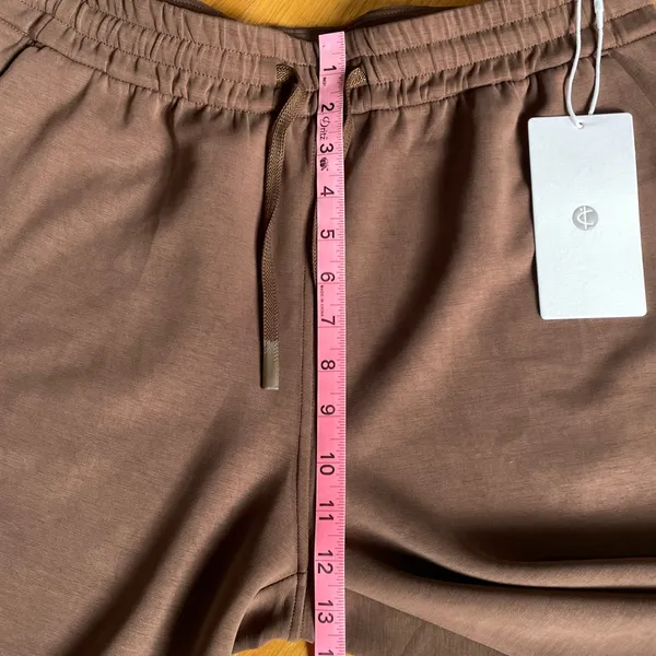 Colorfulkoala Velvra Modal Lounge Pants XL Brown Plum Wide Leg Drawstring NWT - Image 6